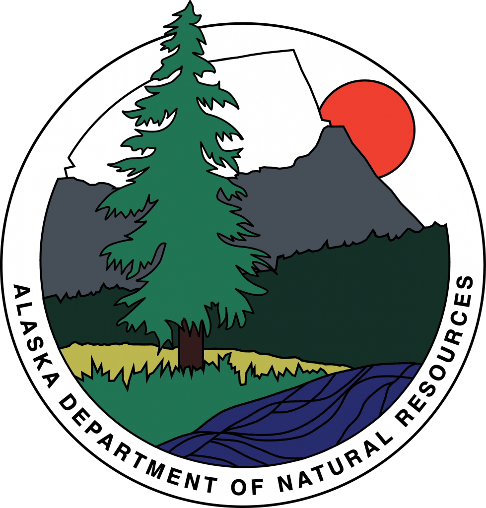 Logo for the Alaska Department of Natural Resources